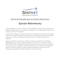 Courte biographie de Sylvain Maitrehenry cofondateur de Sentivet.